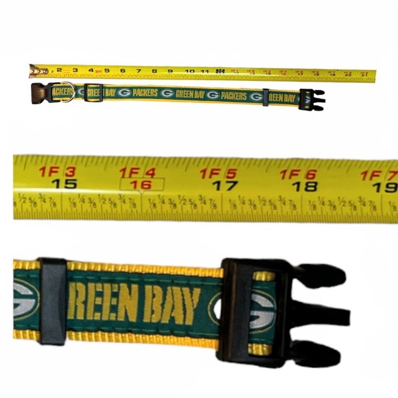 NFL Green Bay Packers Dog Collar - Heavy-Duty, Durable & Adjustable, Size Large - Picture 13 of 14